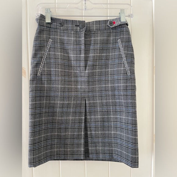 Women’s Rag &Bone Plaid Pencil Strait Skirt Size 00 - Picture 2 of 6